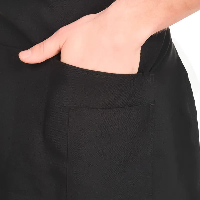 Delantal cruzado tejido vigoré unisex - Lacla