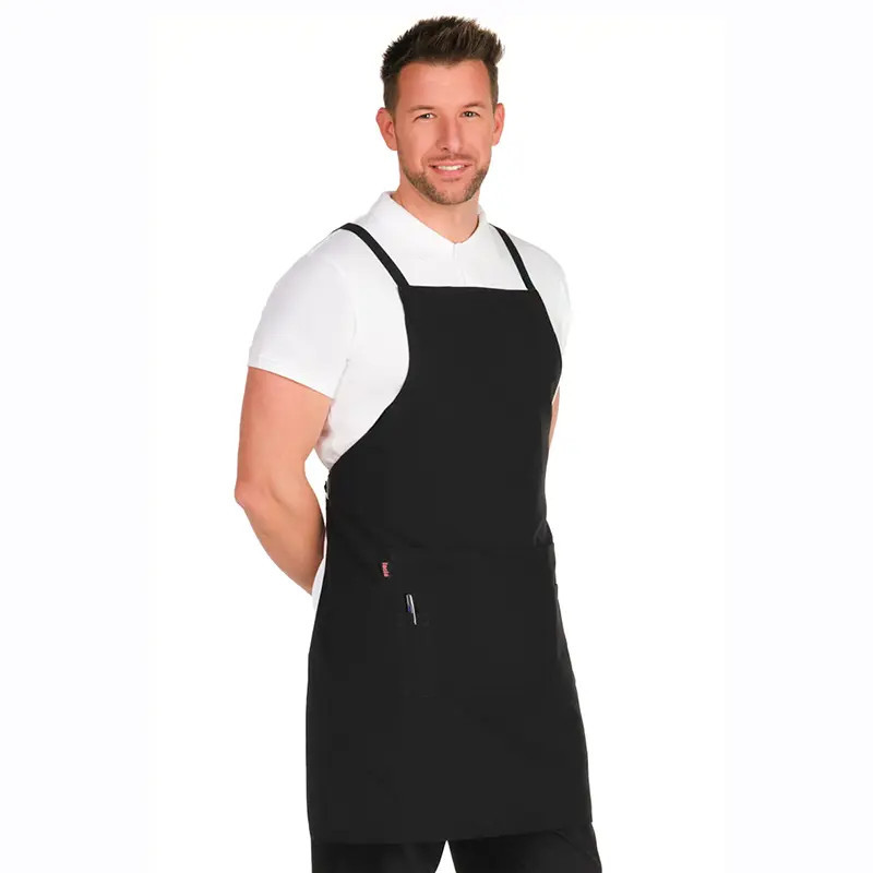 Delantal cruzado tejido vigoré unisex - Lacla