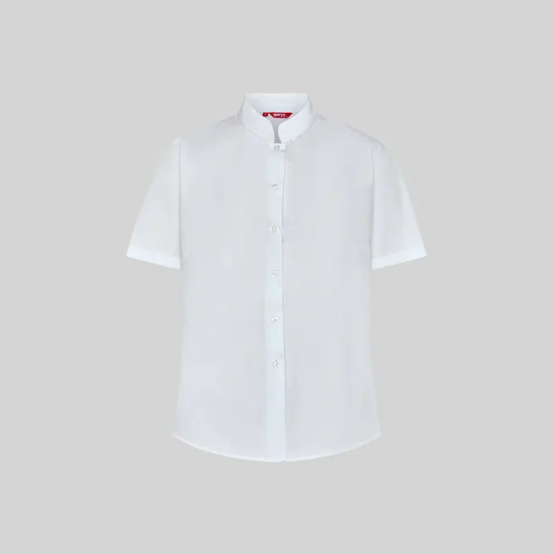 Camisa mujer cuello mao de manga corta blanca - Gary's 288300