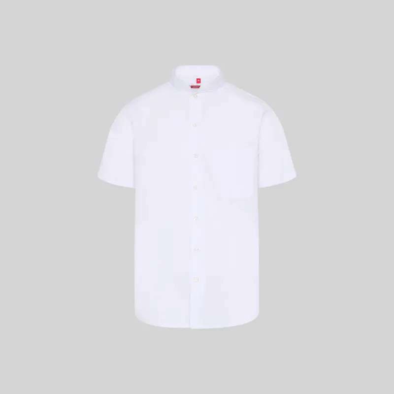 Camisa cuello mao manga corta blanca Red Line - Gary's