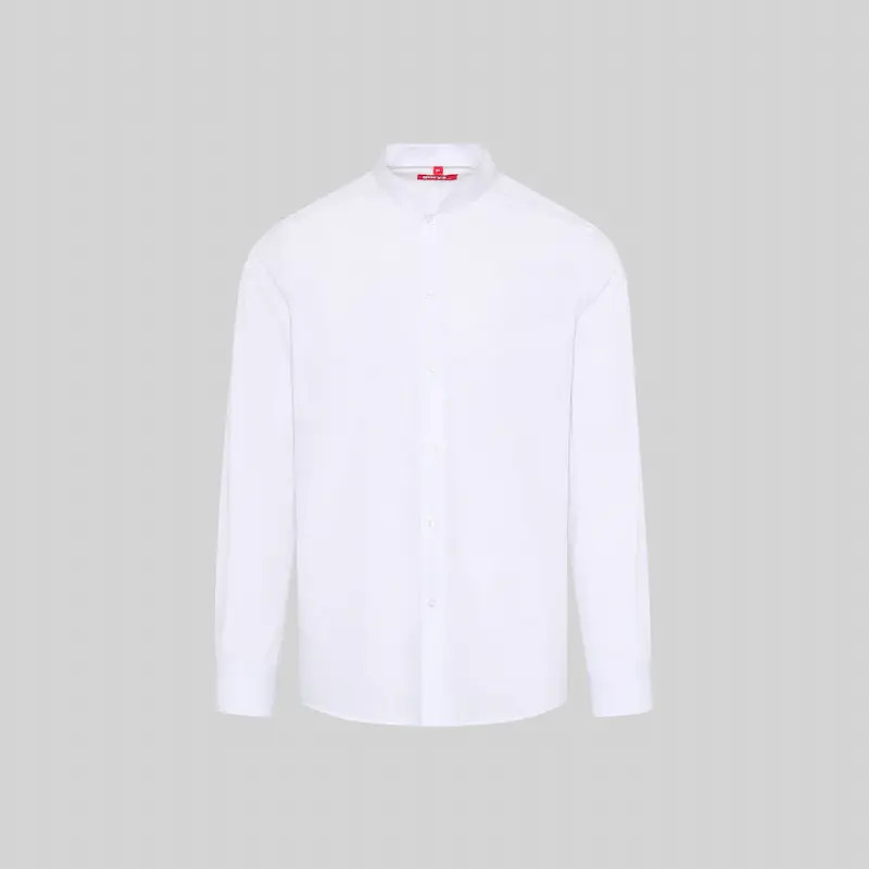 Camisa hombre hostelería cuello mao blanca manga larga - Gary's 296000