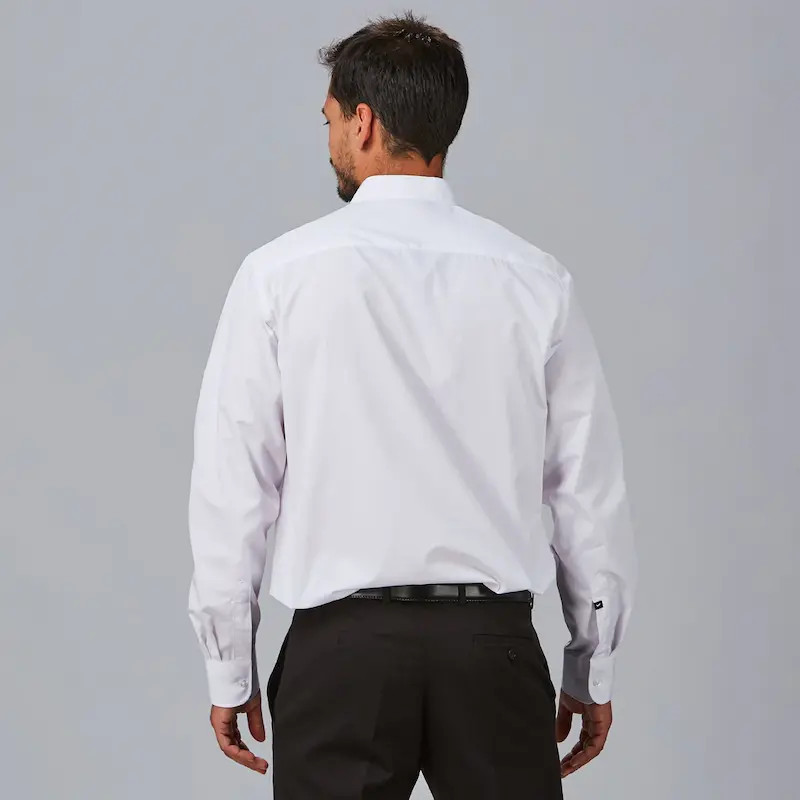 Camisa hombre hostelería cuello mao blanca manga larga - Gary's 296000