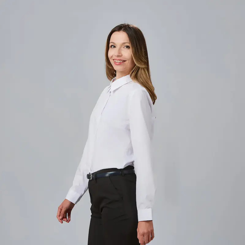 Camisa hostelería mujer de manga larga blanca - Gary's 288100