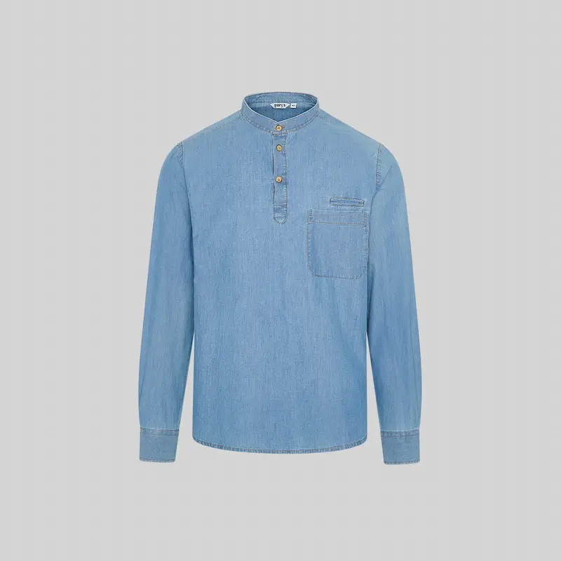 Original camisa tejana para camarero Slim Fit Romeo