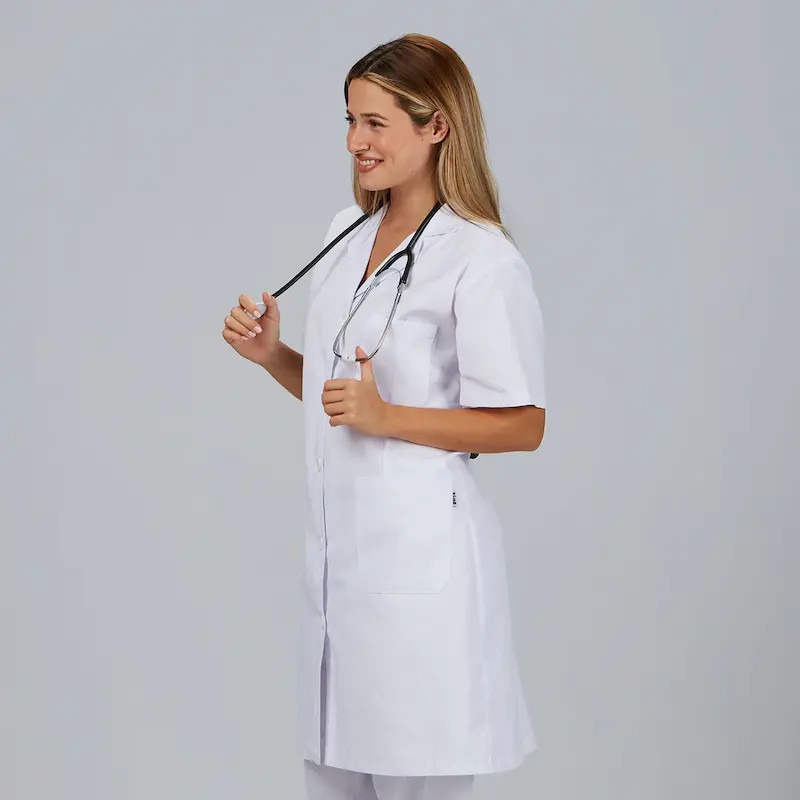 Bata médica de mujer de manga corta - Gary's 541101