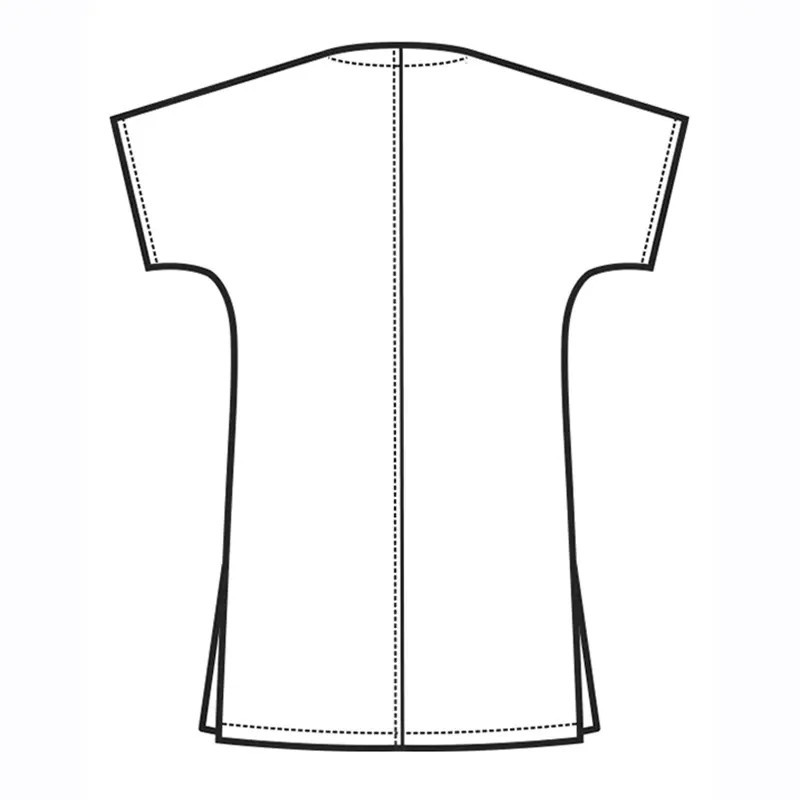 Casaca laboral Milano unisex negra con cremallera Isacco