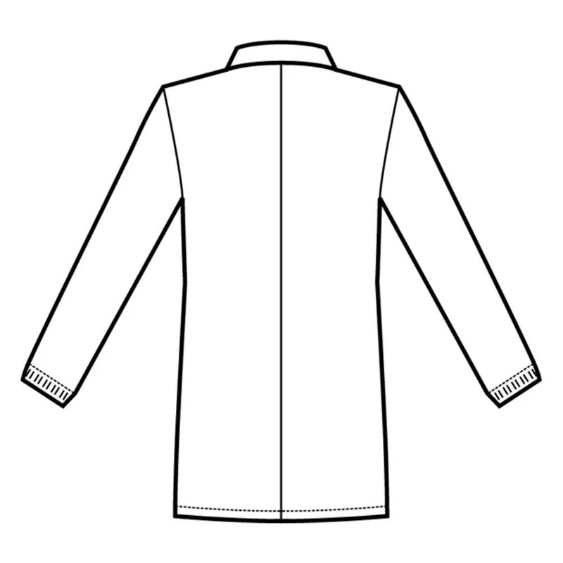 Chaqueta laboral de hombre con corchetes Corfú azul Azzurro - Isacco