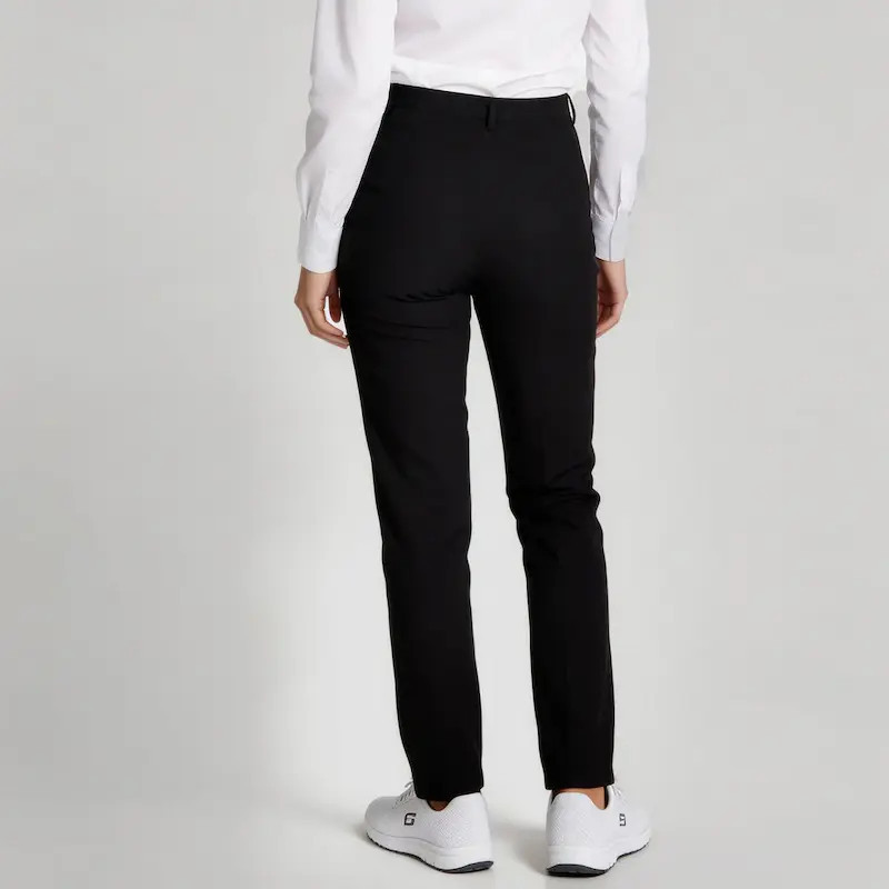 Pantalón camarera de microfibra negro Gary's - Uniformes mujer hostelería