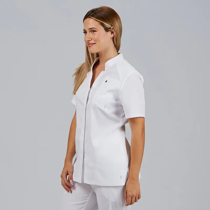 Casaca sanitaria blanca de mujer Ecolyptus Sarga Mina - Gary's 600087