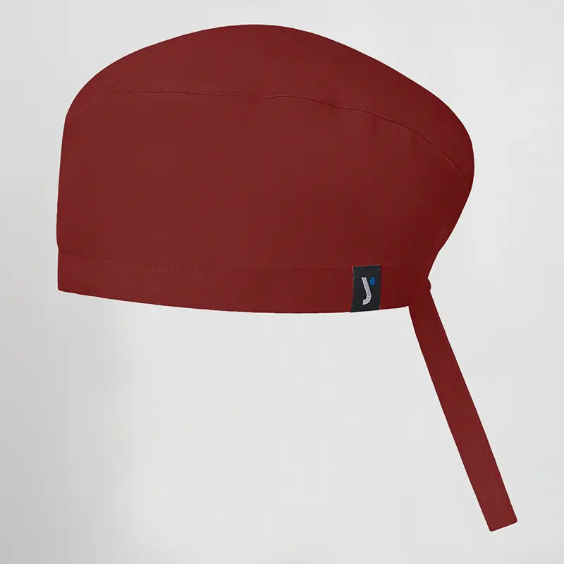 Gorro quirófano burdeos con tiras - Gary's