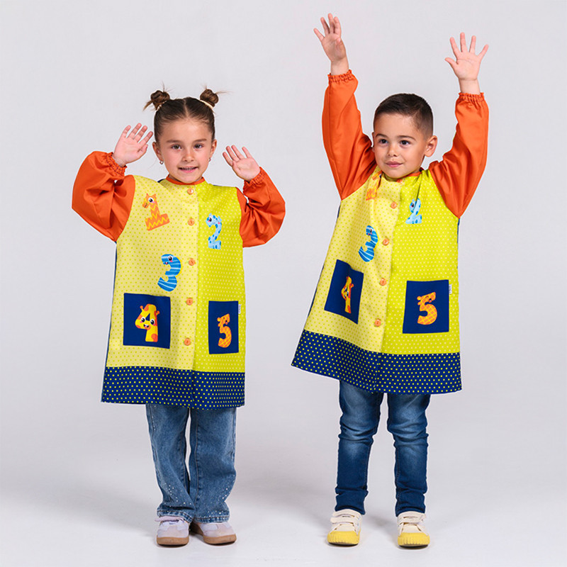 Bata escolar infantil pistacho Números - Dyneke