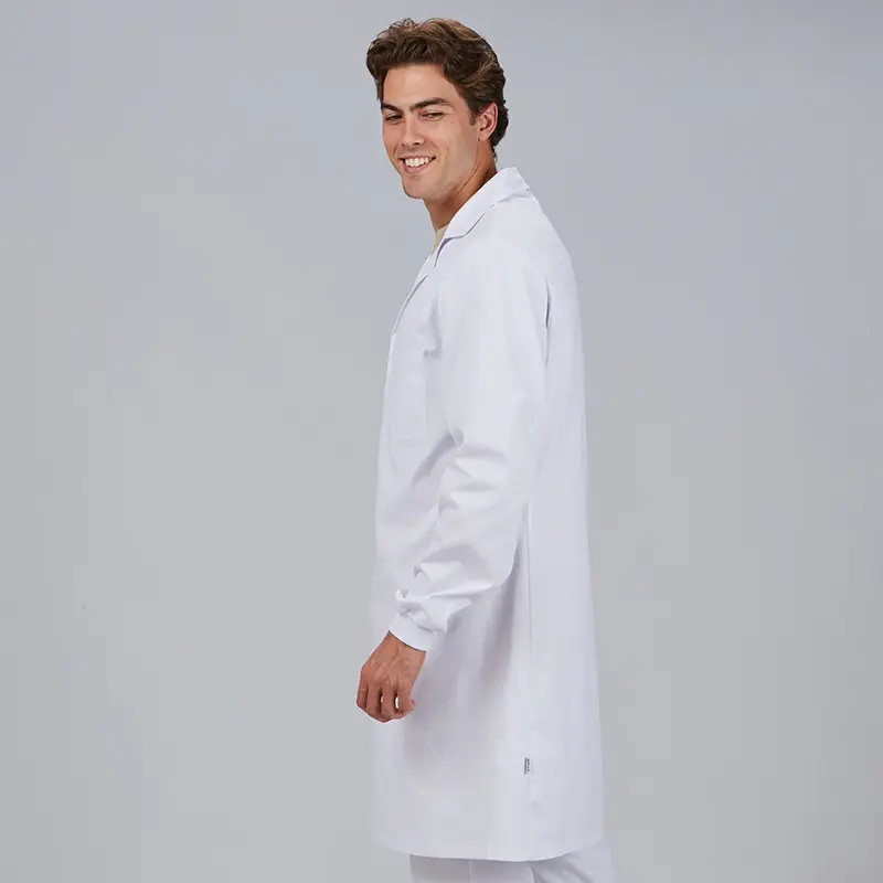 Bata laboratorio con corchetes y puño acrílico - Gary's 570101
