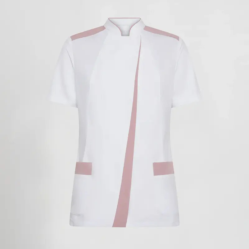 Casaca blanca detalle Rosa Nude Judit - Gary's 600116