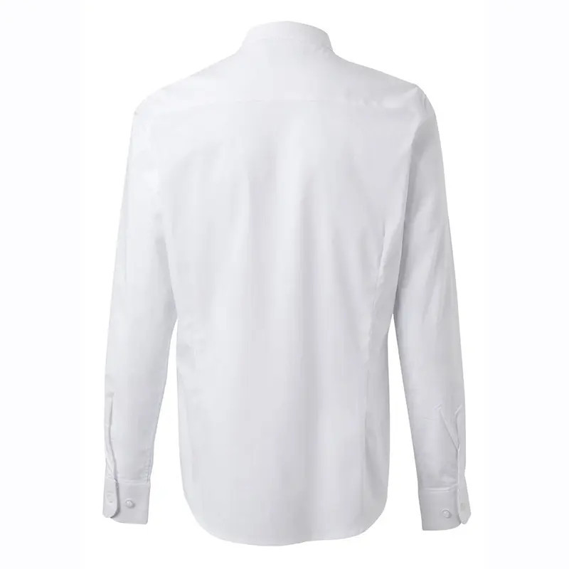 Camisa hostelería de mujer cuello mao - Velilla 405015s