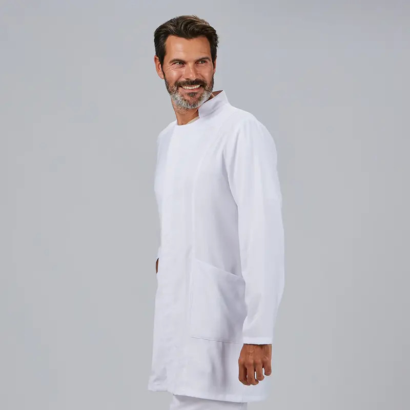 Bata médica hombre botones presión ocultos Oliver - Gary's