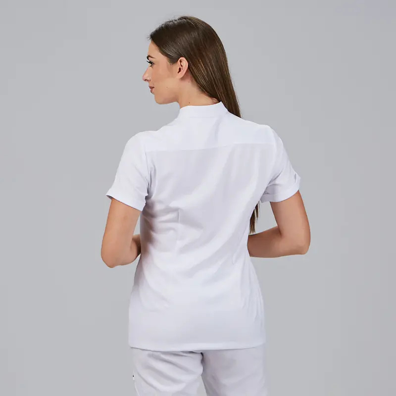 Casaca laboral tejido Iris Blanca Amy - Gary's 600096
