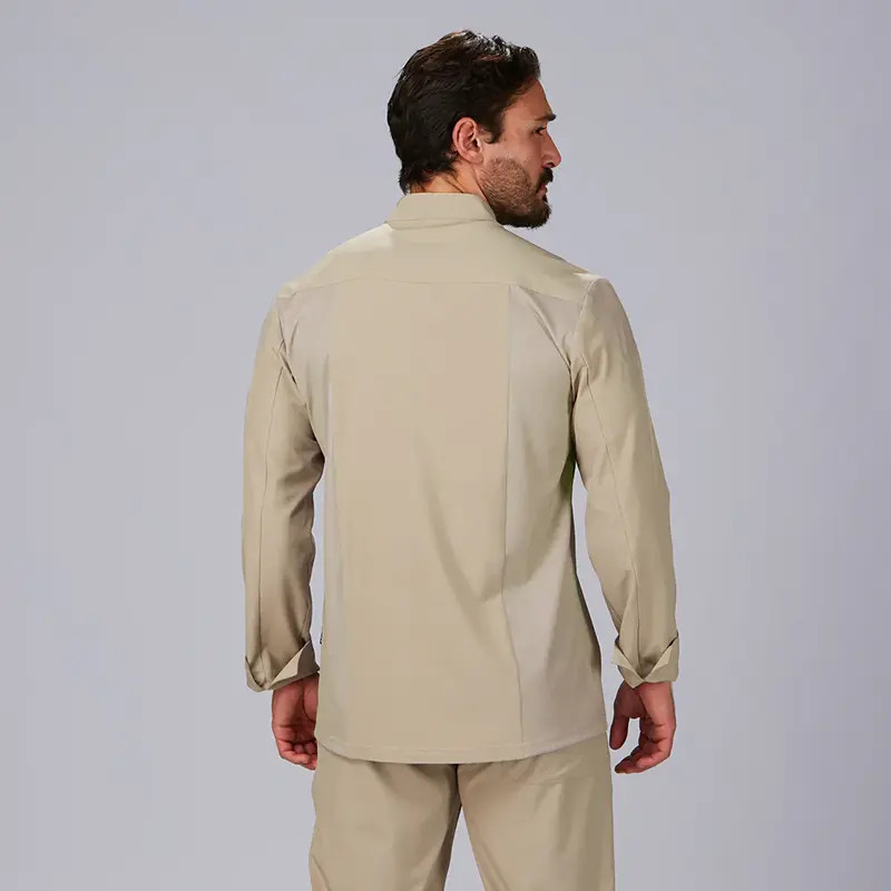 Chaqueta hostelería unisex combinada con canalé Sol- Gary's