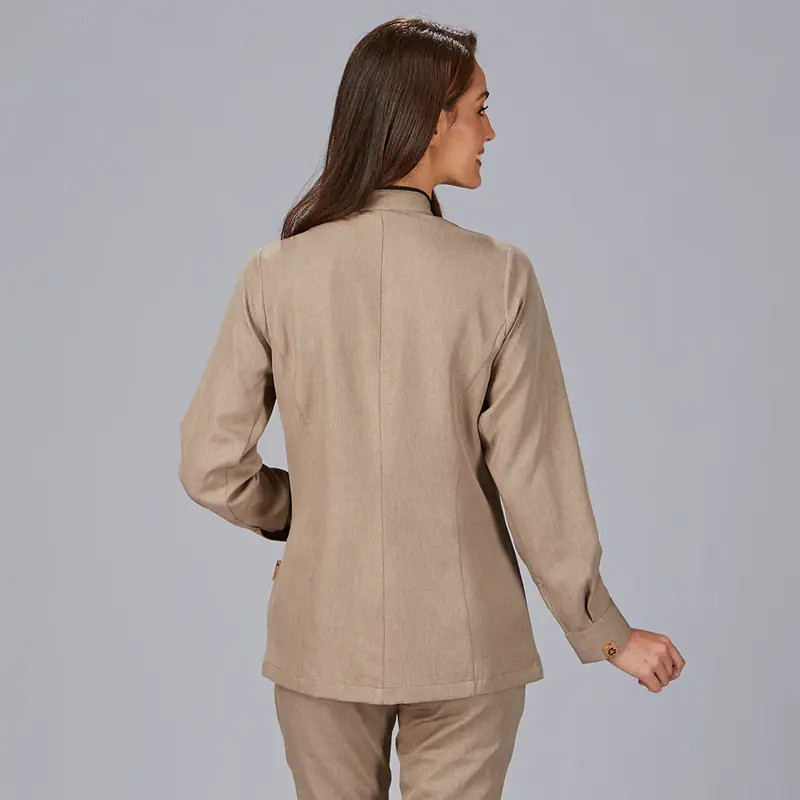 Chaqueta hostelería de mujer beige Pineda - Gary's