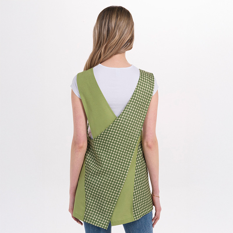 Estola cruzada tejido combi verde - Dyneke 8156385