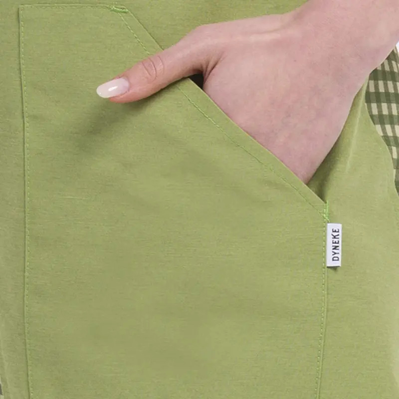 Estola cruzada tejido combi verde - Dyneke 8156385