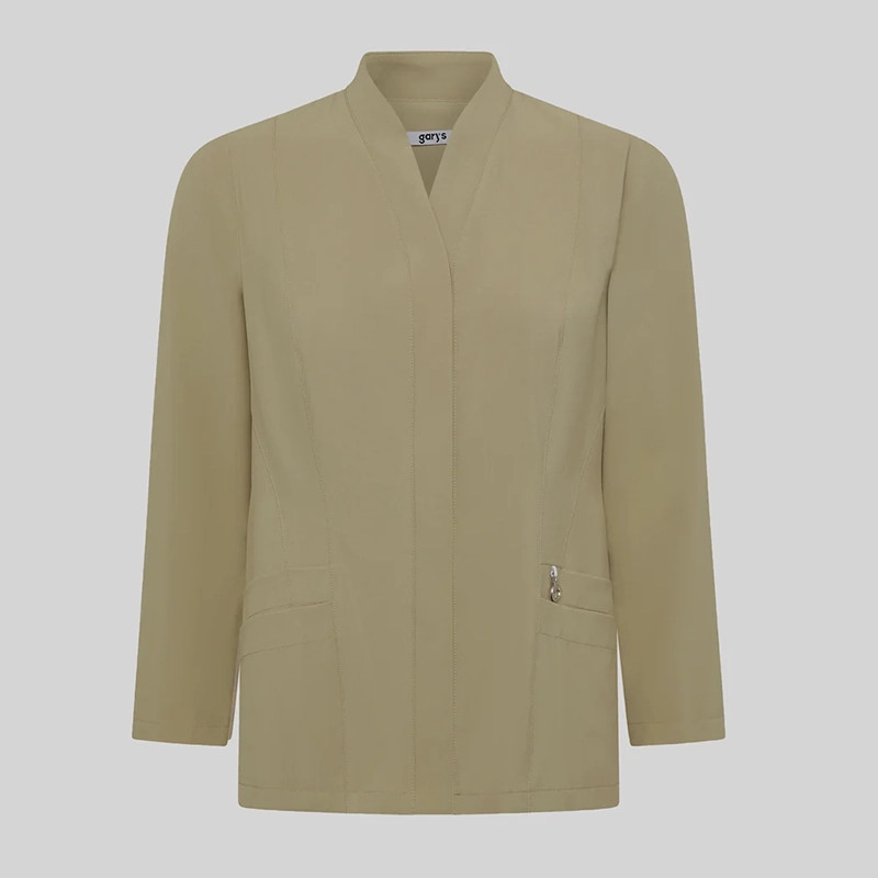 Casaca laboral beige de mujer Ana - Gary's 600083