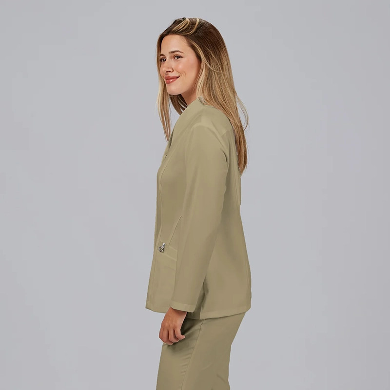 Casaca laboral beige de mujer Ana - Gary's 600083