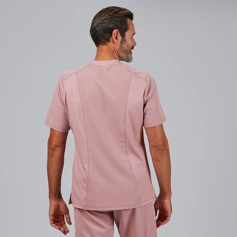 Camisola sanitaria hombre tejido Iris rosa nude Rubén - Gary's