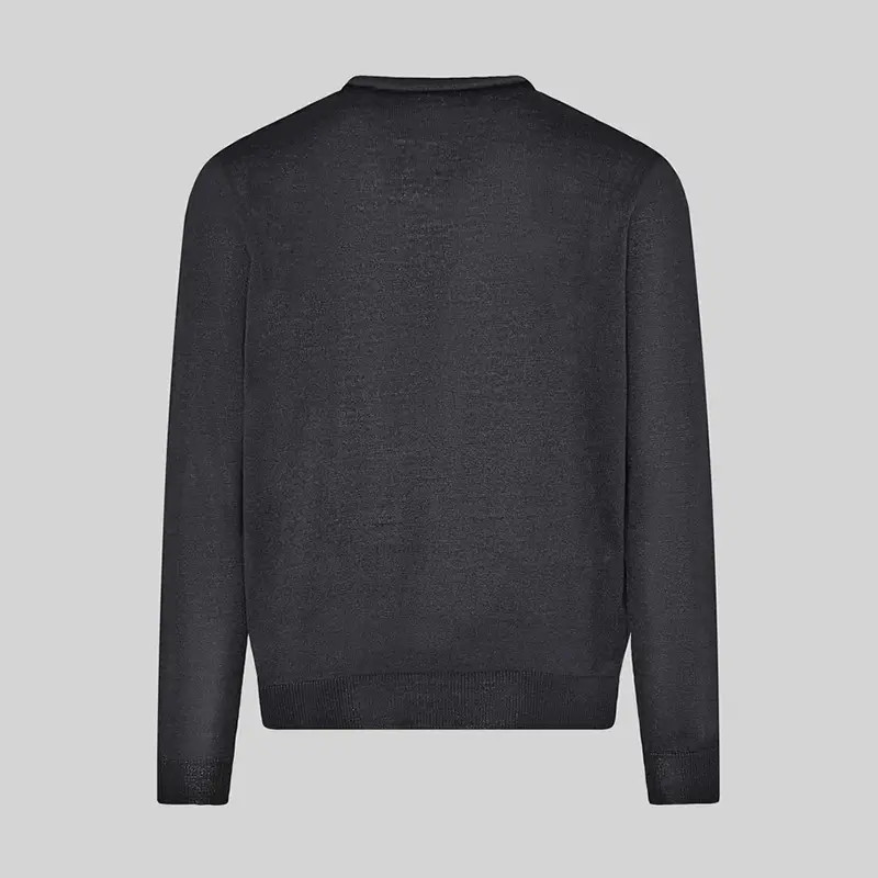 Chaqueta laboral de punto gris marengo con botones - Gary's