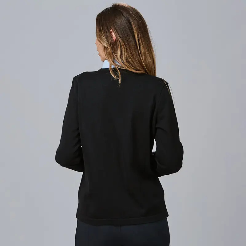 Chaqueta de punto mujer color negro con botones - Gary's