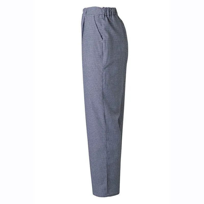 Pantalón cocinero tejido pata de gallo - Uniformes camareros y chefs Velilla - Ropa de trabajo