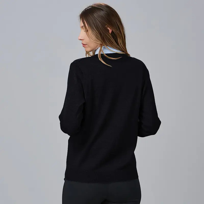 Jersey para mujer de punto marino con cuello pico - Gary's