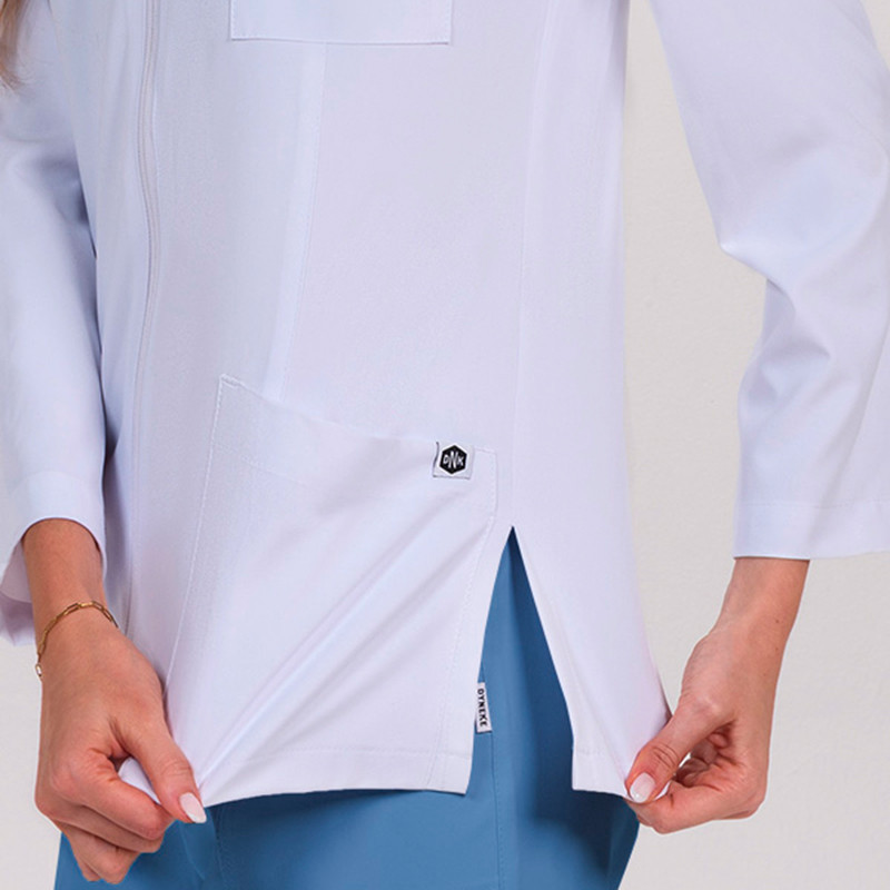 Chaqueta farmacia detalle azul manga larga - Dyneke 8216574
