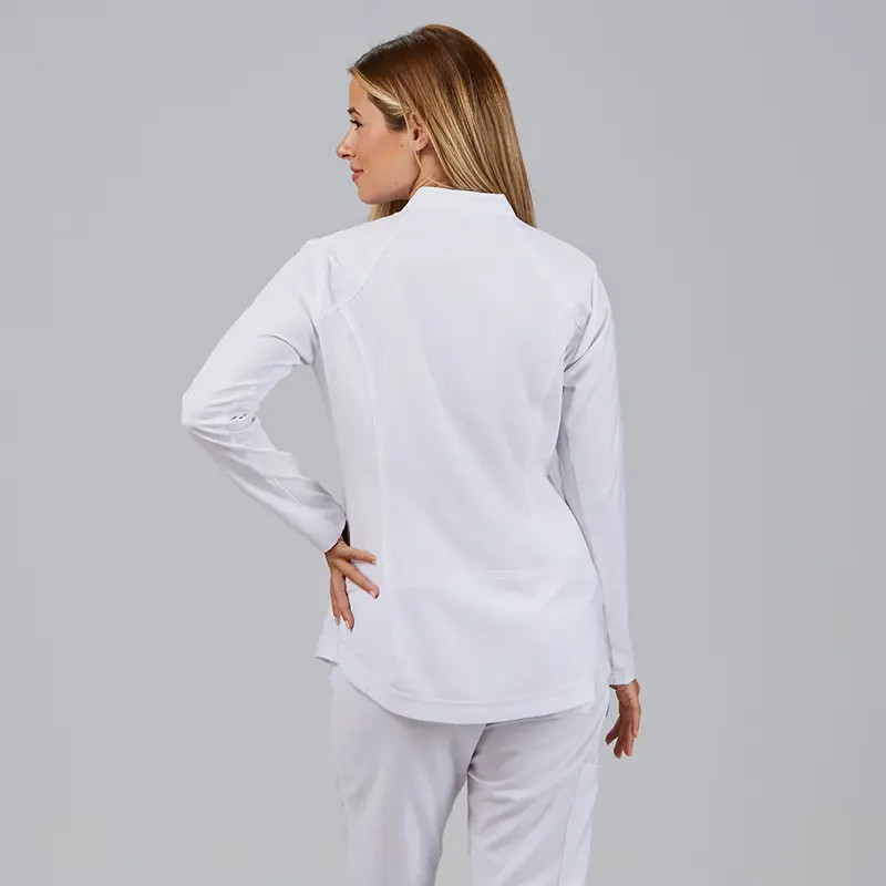 Casaca laboral tejido Iris blanca Arlet - Gary's 600085