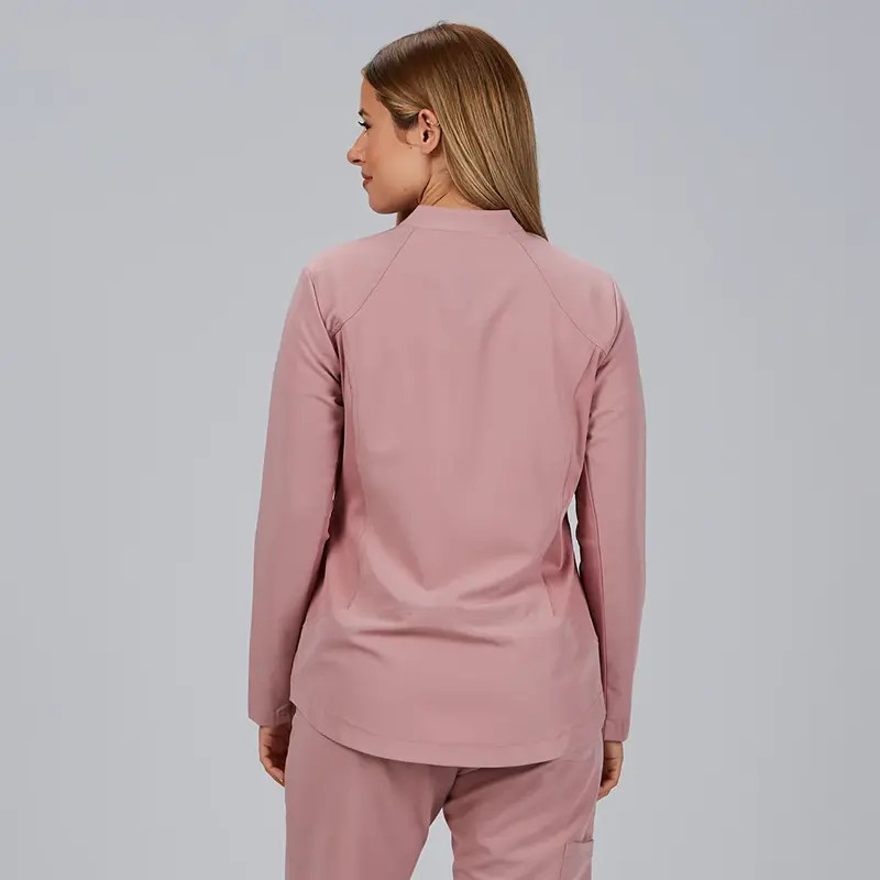 Casaca laboral tejido Iris rosa claro Arlet - Gary's 600085