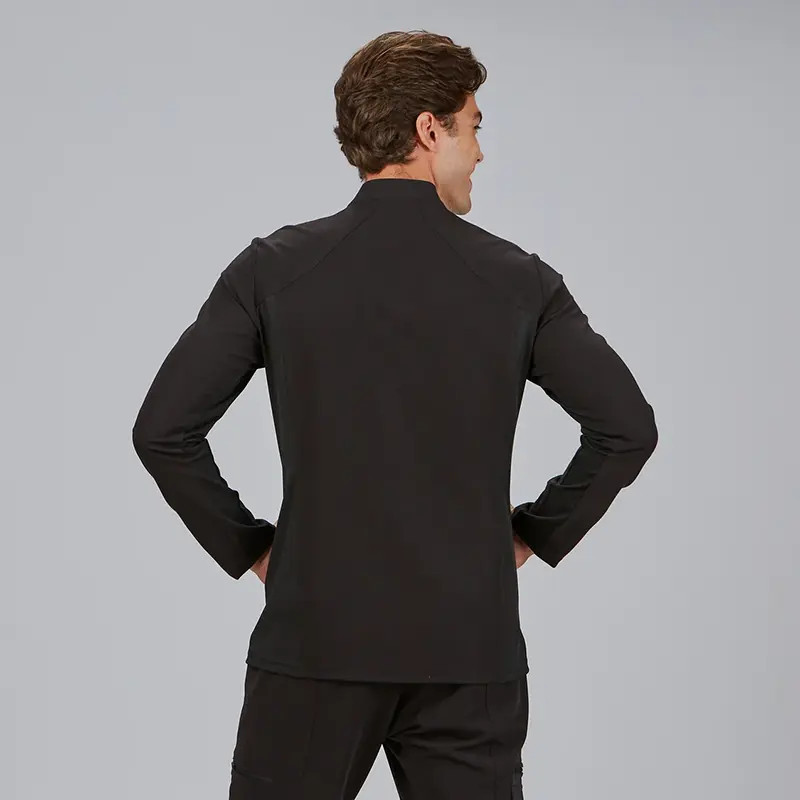 Casaca laboral de hombre tejido Iris negra Biel - Gary's 600106