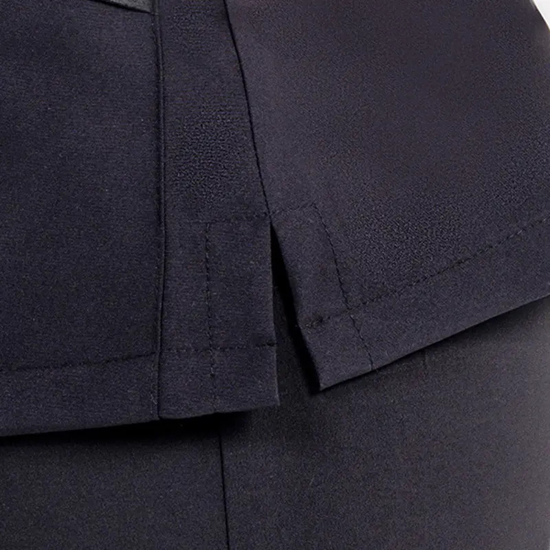 Chaqueta estética negra con cintas de raso - Dyneke