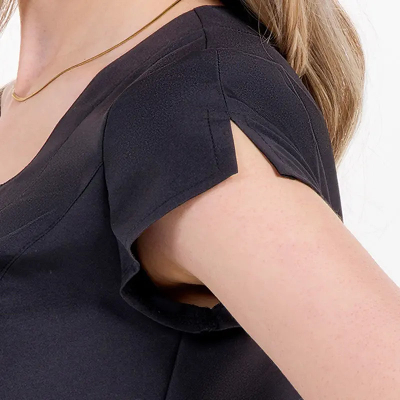 Chaqueta estética negra con cintas de raso - Dyneke