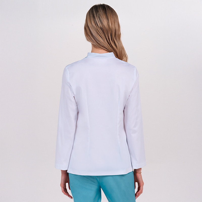 Chaqueta sanidad mujer doble vivo Aguamarina - Dyneke