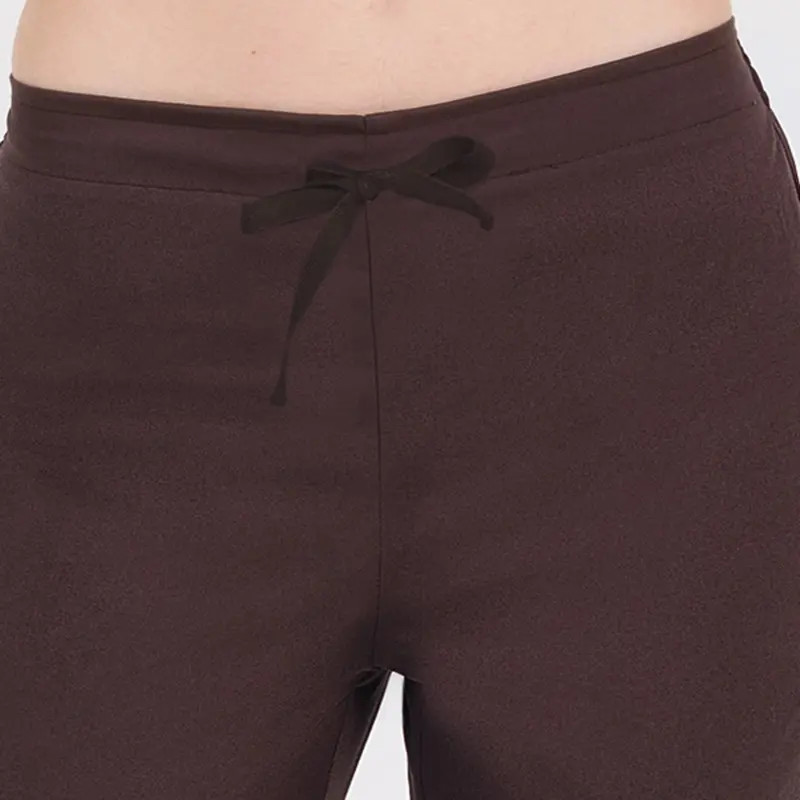 Pantalón de chica marrón chocolate acampanado - Dyneke 8584778