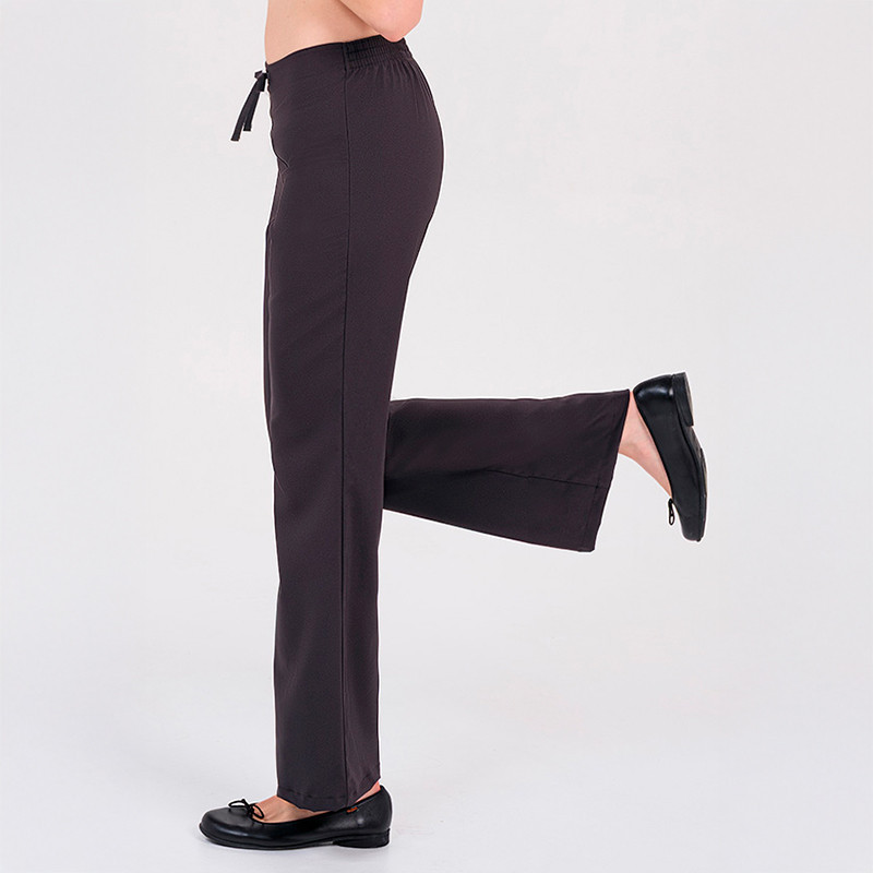 Pantalón de chica negro acampanado - Dyneke 8584786