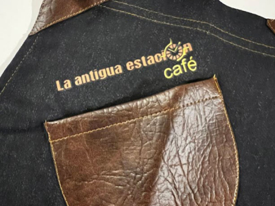 Delantal para cafetería