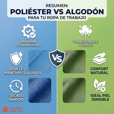Poliéster o algodón, ¿qué es mejor?